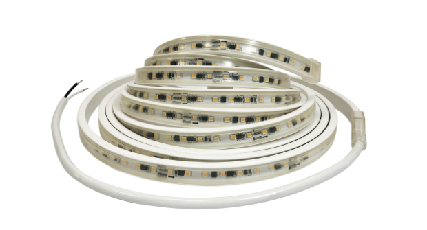 Nora Lighting NUTP13-W54-12-930/HW Custom Cut 54-ft 120V Continuous LED Tape Light, Lumens 330lm / 3.6W per foot, Color Temperature 3000K, w/ Mounting Clips & 8' Hardwired Power Cord