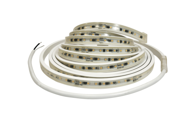 Nora Lighting NUTP13-W54-8-12-930/HW Custom Cut 54-ft 8-in 120V Continuous LED Tape Light, Lumens 330lm / 3.6W per foot, Color Temperature 3000K, w/ Mounting Clips & 8' Hardwired Power Cord