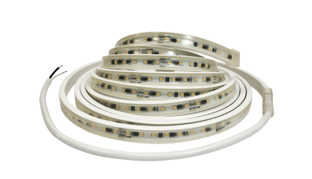 Nora Lighting NUTP13-W6-12-930/HW Custom Cut 6-ft 120V Continuous LED Tape Light, Lumens 330lm / 3.6W per foot, Color Temperature 3000K, w/ Mounting Clips & 8' Hardwired Power Cord