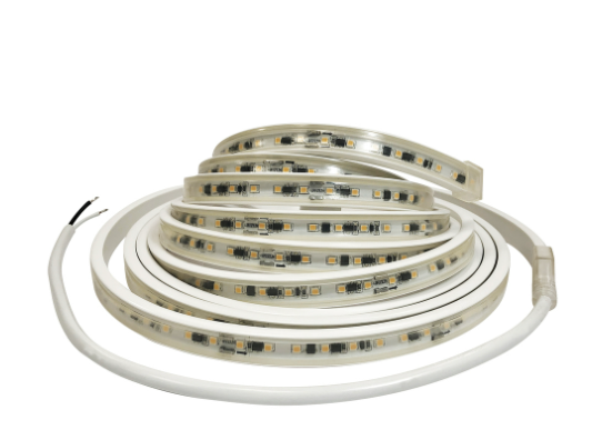 Nora Lighting NUTP13-W60-12-927/HW Custom Cut 60-ft 120V Continuous LED Tape Light, Lumens 330lm / 3.6W per foot, Color Temperature 2700K, w/ Mounting Clips & 8' Hardwired Power Cord
