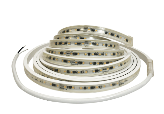 Nora Lighting NUTP13-W60-12-940/HW Custom Cut 60-ft 120V Continuous LED Tape Light, Lumens 330lm / 3.6W per foot, Color Temperature 4000K, w/ Mounting Clips & 8' Hardwired Power Cord