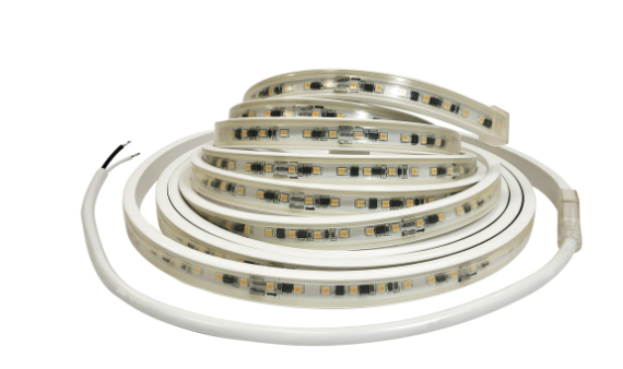 Nora Lighting NUTP13-W61-12-930/HW Custom Cut 61-ft 120V Continuous LED Tape Light, Lumens 330lm / 3.6W per foot, Color Temperature 3000K, w/ Mounting Clips & 8' Hardwired Power Cord