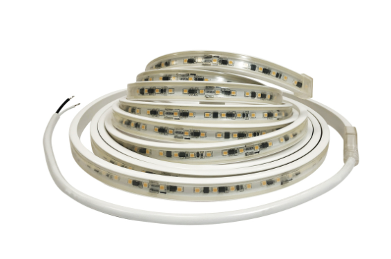 Nora Lighting NUTP13-W94-8-12-930/HW Custom Cut 94-ft 8-in 120V Continuous LED Tape Light, Lumens 330lm / 3.6W per foot, Color Temperature 3000K, w/ Mounting Clips & 8' Hardwired Power Cord