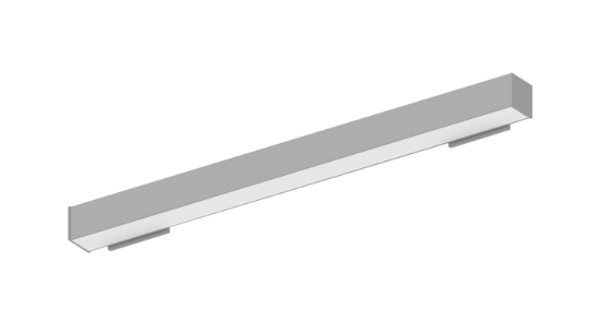 Nora Lighting NWLIN-21040A/L4-R4 L-Line 2ft LED Wall Mount Linear Light, Lumens 2100lm, Color Temperature 4000K, Aluminum Finish