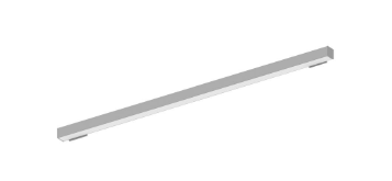 Nora Lighting NWLIN-81035A/L4-R2 L-Line 8ft LED Wall Mount Linear Light, Lumens 8400lm, Color Temperature 3500K, Aluminum Finish