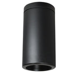 Nora Lighting NYLI-6SL1BBW 6 Inch Medium Base Incandescent LED Surface Light Cylinder LED Specific Black / Black Flange / White Cylinder Finish Reflector