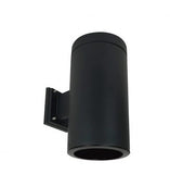 Nora Lighting NYLI-6WL201BBB 6 Inch Medium Base Cylinder, Wall Mount, Labeled for 20W max., Black Reflector / Black Flange with Black Cylinder