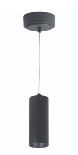 Nora Lighting NYLM-2CCDXBBLE3A 2" iLENE Cable Mount Mini Cylinder, Lumens 725lm, 14W, Color Temperature Comfort Dim, 120V Triac/ELV Dimming, Black Finish