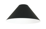 Nora Lighting NYLM-2CONEWB 2" iLENE Fixture Cone Shade, White/Black Finish