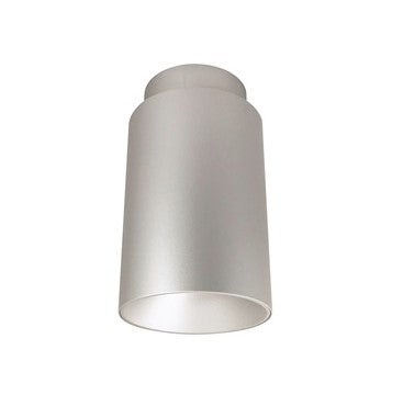 Nora Lighting NYLM-5SC27XSSLE4 5 Inch iLENE LED Mini Cylinder, Surface Mounted, Lumens 2000lm / 40W, Color Temperature 2700K , Silver Finish 120V Triac/ELV/0-10V & 277V 0-10V Dimming