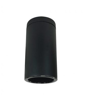 Nora Lighting NYLS2-6S35140SBBB6 6" Cylinder Surface Lumens 3500lm / 46W Color Temperature 4000K Spot Black Reflector/ Black Flange 120-277V 0-10V