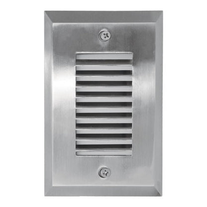 ELCO Lighting ELST9640N Mini LED Step Light with Angled Louver 2W 4000K 1000 lm 12V Nickel Finish | BuyRite Electric