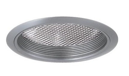 ELCO Lighting EL742N 7 Inch CFL Horizontal Baffle with Regressed Albalite Lens Nickel Finish 18W
