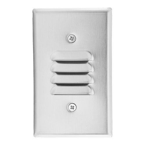 ELCO Lighting ELST64N Mini LED Step Light with Angled Louver 0.8W 3000K 120V Nickel Finish | BuyRite Electric