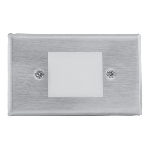 ELCO Lighting ELST76N Mini LED Step Light with Frosted Acrylic Lens 0.8W 3000K 12V Nickel Finish | BuyRite Electric