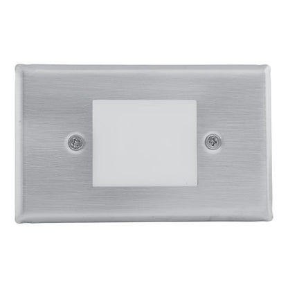 ELCO Lighting ELST76N Mini LED Step Light with Frosted Acrylic Lens 0.8W 3000K 12V Nickel Finish | BuyRite Electric