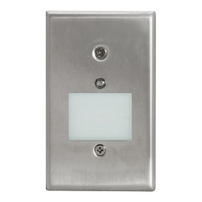 ELCO Lighting ELST69N Mini Photocell LED Step Light with Frosted Acrylic Lens 0.75W 3000K 50 lm 120V Nickel Finish | BuyRite Electric