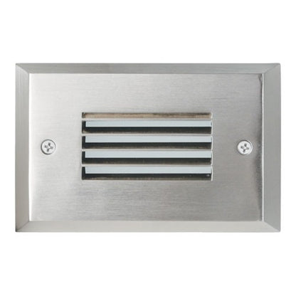 ELCO Lighting ELST9730N Mini LED Step Light with Angled Louver 2W 3000K 120V Nickel Finish | BuyRite Electric