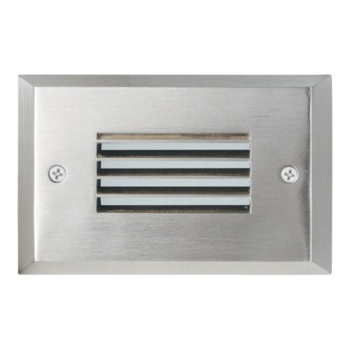 ELCO Lighting ELST9730N Mini LED Step Light with Angled Louver 2W 3000K 120V Nickel Finish | BuyRite Electric