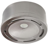 ELCO Lighting E248N Undercabinet Pucks, Xyris Mini LED Baffle Puck Light 3W 3000K 180 lm Nickel Finish