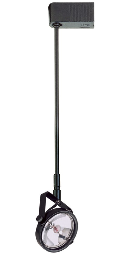 ELCO Lighting ET565-24B Electronic Low Voltage Gimbal Ring Accent Light with Stem Extension Track Fixture 24 inch Extension 50W 12V Black Finish