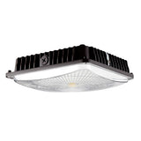 ELCO Lighting ECP70M40 LED Canopy 65W 4000K 6450 lm 120/277V 0-10V Dark Bronze Finish