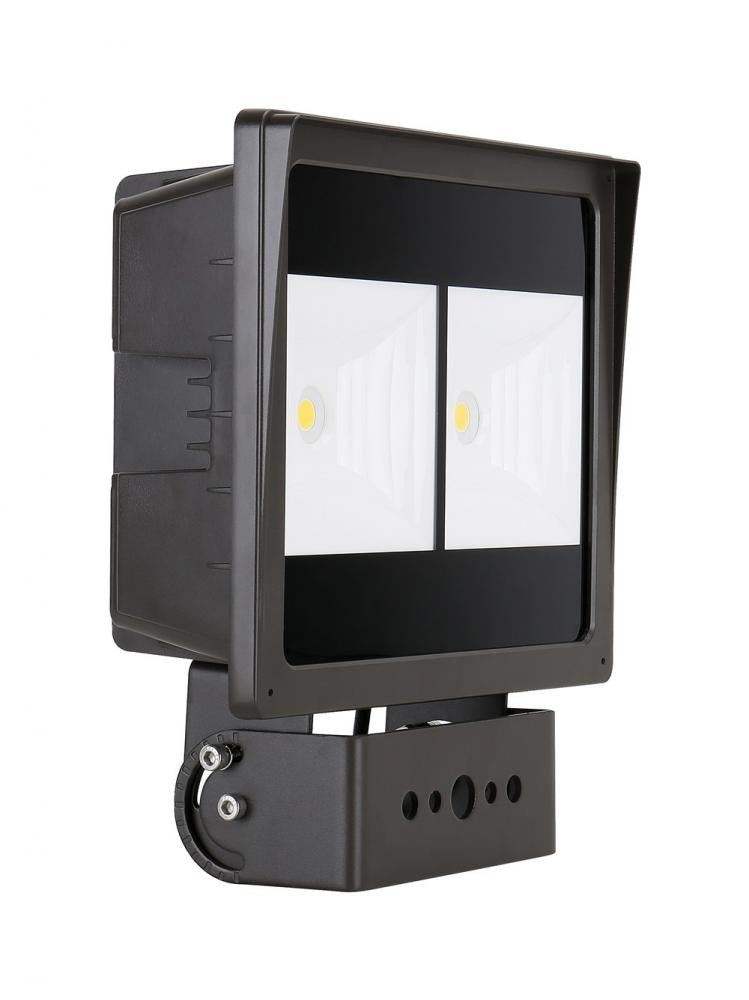 ELCO Lighting EFL70L50WF Large LED Floodlight 70W 4000K 8800 lm 120/277V Dark Bronze Finish | BuyRite Electric