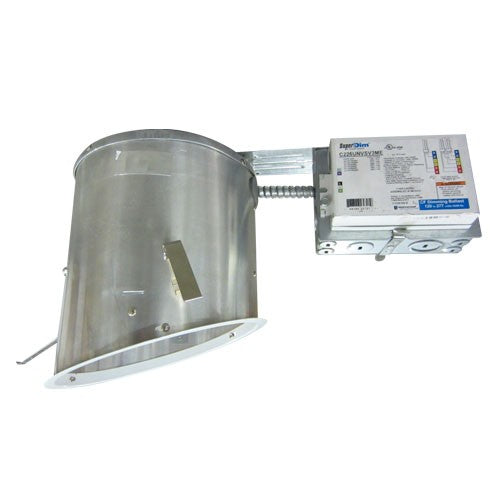 ELCO Lighting EL6126RICEA 6 Inch Remodel Sloped IC Compact Fluorescent Downlight 26W 120V