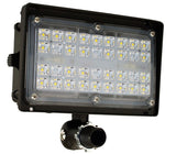 ELCO Lighting EFL1550S Knuckle Mount LED Floodlights 15W 5000K 2000 lm 120/277V Dark Bronze Finish