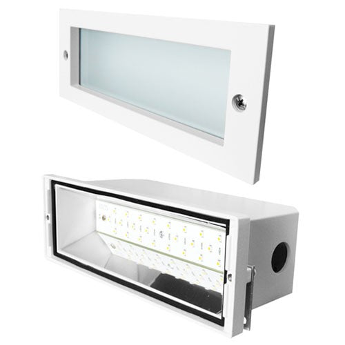 ELCO Lighting ELST84 High Tech LED Brick Light with Open Faceplate 12W 3000K 1000 lm 120V Finish | BuyRite Electric