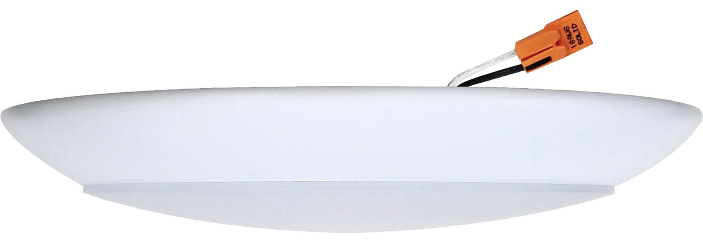 ELCO Lighting ELSF1130N 6 Inch Alva LED Ceiling Mount Disk Light 13W 3000K 900 lm Nickel Finish