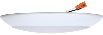 ELCO Lighting ELSF1130N 6 Inch Alva LED Ceiling Mount Disk Light 13W 3000K 900 lm Nickel Finish