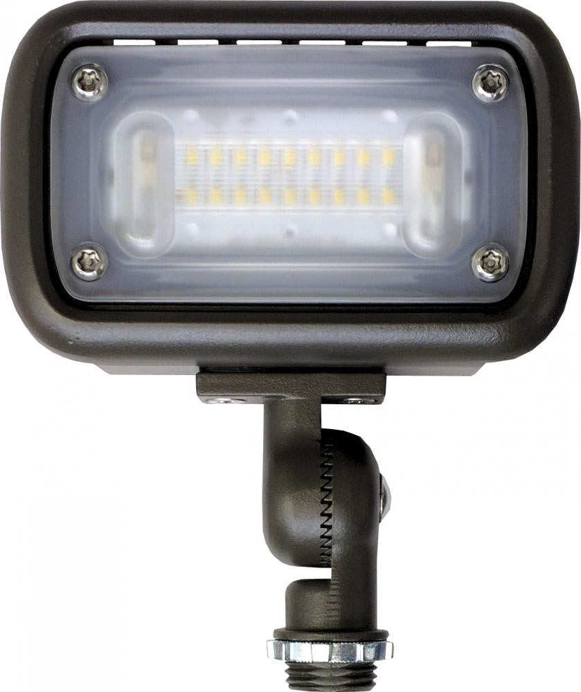 ELCO Lighting EFL15S50WFK Mini LED Floodlight 15W 5000K 1600 lm 120/277V Dark Bronze Finish | BuyRite Electric