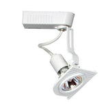 ELCO Lighting ET502W Electronic Low Voltage Art Deco Gimbal Ring Track Fixture 50W 12V White Finish