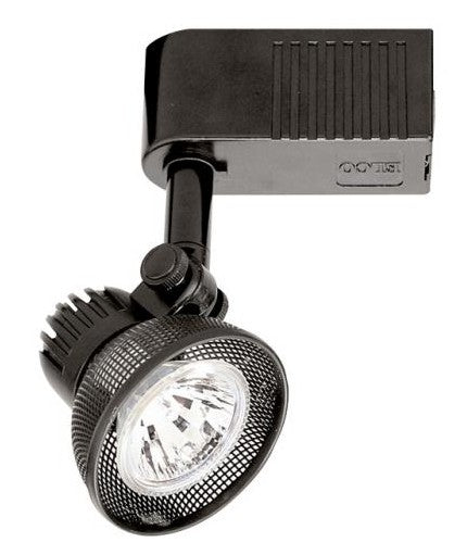 ELCO Lighting ET534-75B Electronic Low Voltage Clasp Track Fixture 50W 12V All Black Finish