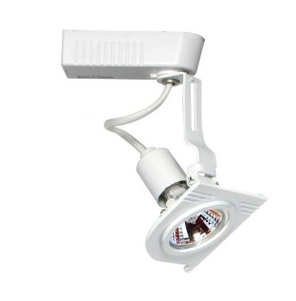 ELCO Lighting ET502B Electronic Low Voltage Art Deco Gimbal Ring Track Fixture 50W 12V Black Finish