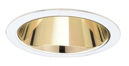 ELCO Lighting EL721G 7 Inch CFL Horizontal Reflector 18W Gold with White Ring Finish