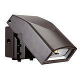 ELCO Lighting EWP20C50U Adjustable LED Wall Pack with Photocell 20W 5000K 2000 lm 120/277V Dark Bronze Finish