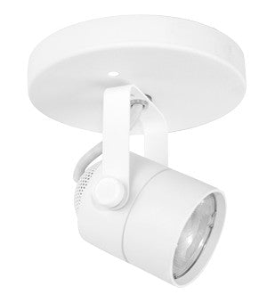 ELCO Lighting ET579L30W LED Cleat Monopoint Track Fixture 10W 3000K 730 lm 120V White Finish
