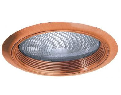 ELCO Lighting EL742N 7 Inch CFL Horizontal Baffle with Regressed Albalite Lens Nickel Finish 18W