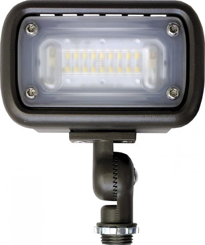 ELCO Lighting EFL15S40WFT Mini LED Floodlight 15W 4000K 1500 lm 120/277V Dark Bronze Finish | BuyRite Electric