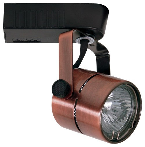 ELCO Lighting ET528-75W Electronic Low Voltage Cylinder Track Fixture 75W 12V White Finish