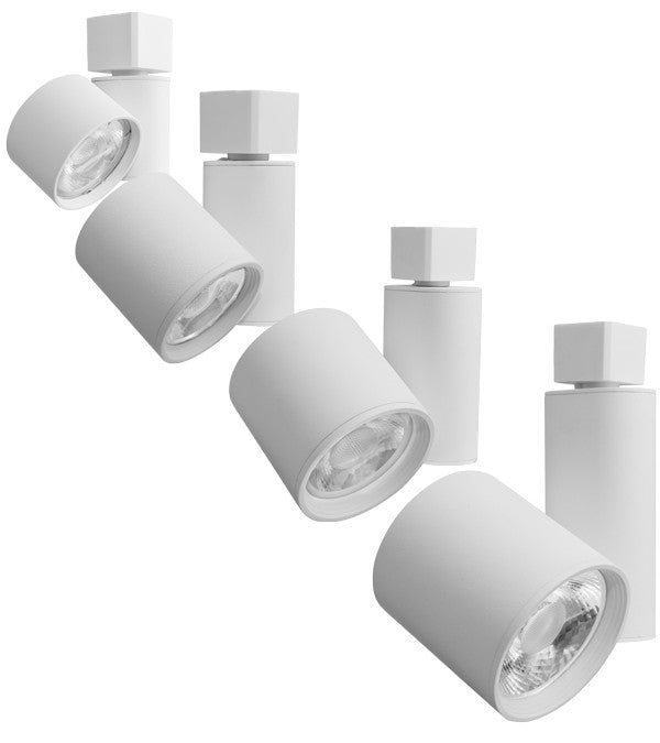 ELCO Lighting ET621CT3DW LED Gordian Track Fixture White Finish