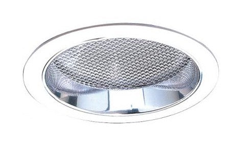 ELCO Lighting EL882C 8 Inch CFL Horizontal Reflector with Regressed Prismatic Lens (2) 42W Clear with White Ring Finish
