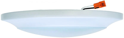 ELCO Lighting ELSF1030W 6 Inch Arvid LED Ceiling Mount Disk Light 11.5W 3000K 850 lm White Finish