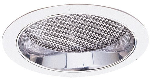 ELCO Lighting EL737C 7 Inch CFL Vertical Clear Reflector with Fresnel Lens and Metal Ring 42W Clear with White Ring Finish
