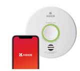 Kidde P4010ACSCO-WF Hardwired Intelligent Wireless Smoke + Carbon Monoxide Smart Alarm with 10-Year Sealed Battery Backup