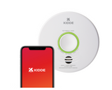 Kidde P4010ACSCOAQ-WF Hardwired Intelligent Wireless Smoke + Carbon Monoxide Smart Alarm with Indoor Air Quality Monitor
