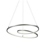 Kuzco Lighting PD11119-AS LED Twist Pendant Light 120V Antique Silver Finish