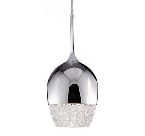 Kuzco Lighting PD12803-XX Roma LED Mini Chrome Pendant Light 120V - BuyRite Electric